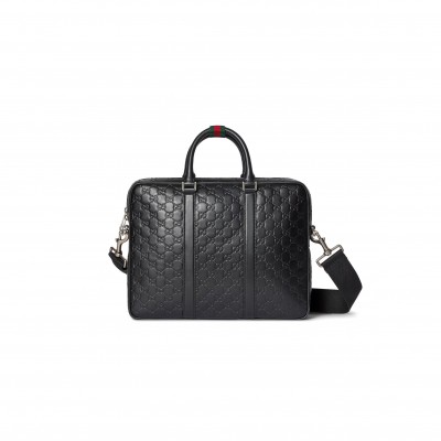 GUCCI GG EMBLEM LARGE BRIEFCASE 850222 (37*28.5*7cm)